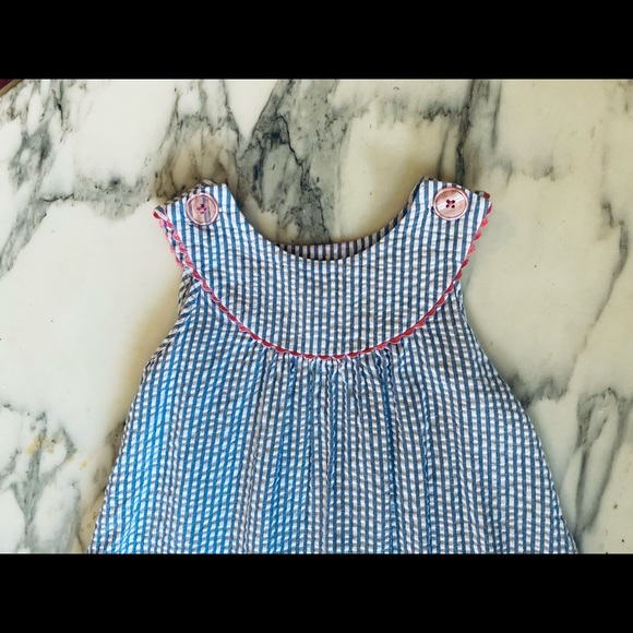 Toddler Girls J. Khaki Searsucker Dress - Picture 3 of 5